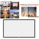 Projector 150" 16:9 Rear Front Foldable Screen for Home Theater Outdoor .