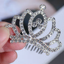 Kids Girls Princess Hair Comb Party Crown Headband Crystal Hair Accessory OZ