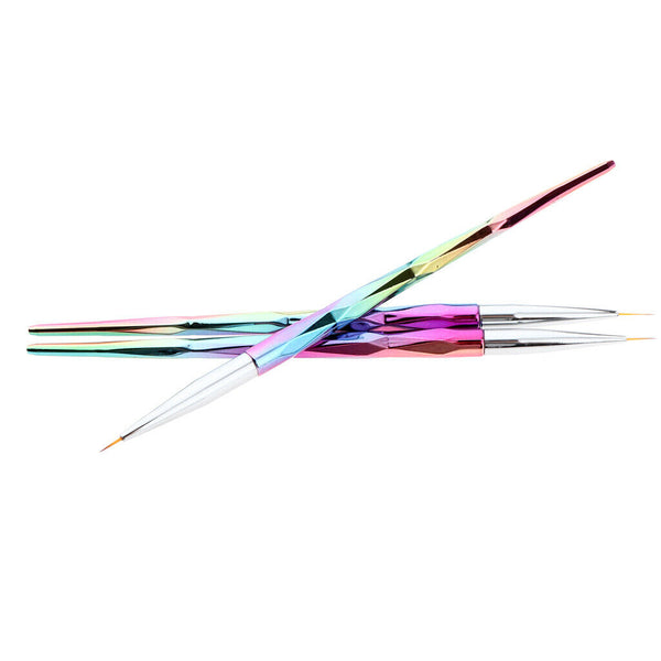 3Pcs 3 Sizes Round Pointed Tips Paintbrushes for Detail Painting Fine Tip Paint