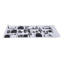 1 Pc Black Mouse Staircase Stickers 25 x 55cm Funny Mouses Plane Cartoon Wa