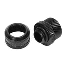 5X(2Pcs Od14Mm Hard Tube Fittings G1/4 Water Cooler Hard-Tube Connector Fi E5L3)