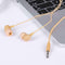 3.5mm Wired Earphone Deep Bass Noise Reduction Sound Stereo Music In-Ear Earbuds