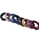 5PCS Elastic Rubber Girl Hair Ties Band Rope Ponytail Holder Fashion Scrunchie /