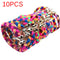 10X Bow Headwear Hair Ties Rope Hairband Elastic Hair Bands Girls AccessoriesJ,a