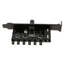 4-Pin Power PCI Cooling Fan Speed Controller 6 Channels PC Case Fans Adapter .