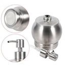 550Ml Stainless Steel Soap Dispenser Pump Lotion Bottle Kitchen Bathroom De W7F6