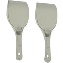 2 x  Hollow and Flip Cover Design Cat Litter Scooper, Non-Stick Free Storage