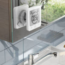 Bathroom clock waterproof shower clock timer sucker digital LCD display the H7O3
