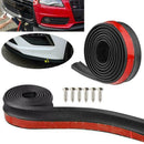 Car Front Bumper Lip Splitter Body Side Spoiler Protector Rubber Universal R6U2