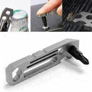 6 in1 Utili-Key Keychain Keyring Multi Tool Stainless EDC Screwdriver Opene T0H9