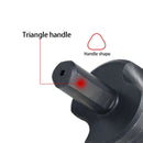 1* New Black Nitride Spiral Groove Triangle Shank Step Drill Bit Pagoda Drill