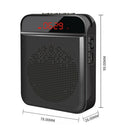 Portable Voice Amplifier Wired MicrophoneÃ‚Â Mini PA System Speaker (Black)