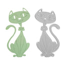 Lovely Cat DIY Cutting Dies Stencils Scrapbooking Embossing Album Card Gift