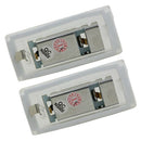 2Pcs Super White Led Rear License Plate Lights for Bmw 3 Series E46 4D Seda