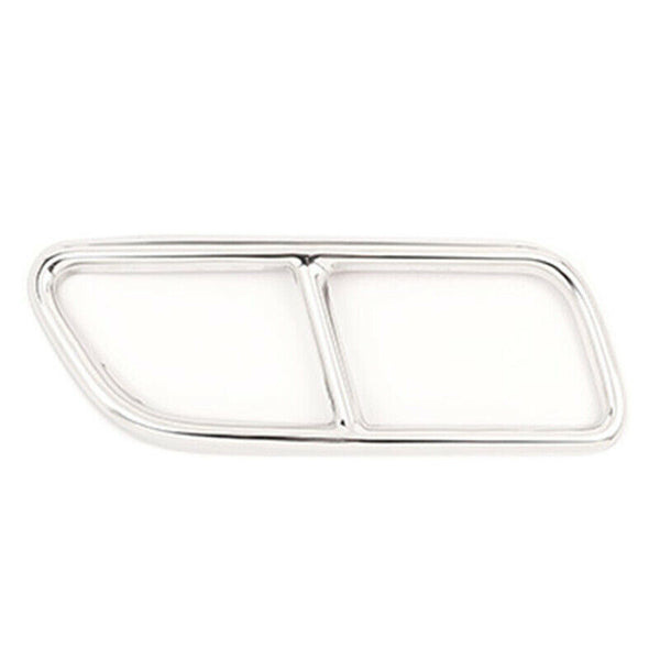 Stainless Steel Car Exhaust Pipe Tail Throat Decor Frame Trim Cover Liner A A6Z8