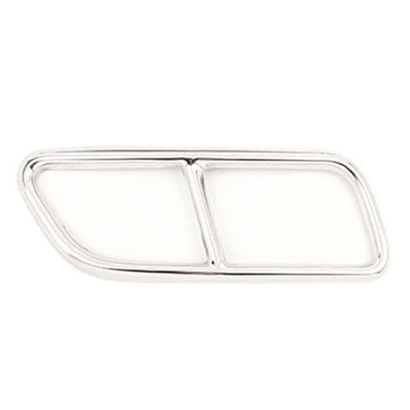 Stainless Steel Car Exhaust Pipe Tail Throat Decor Frame Trim Cover Liner A A6Z8