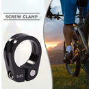 1pc MTB Cycling Seat Tube Clip Bike Release Seatpost Clamp (28.6mm Black) A