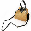 Chic Women Straw Handwoven Convertible Tote Crossbody Shoulder Bag