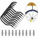 Bike Hook,10 Pack Heavy Duty Bike Hanger Bike Storage Hooks with 10 pack bo