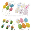 6x Hunt Holiday Easter Halloween Leakage Empty Plastic Eggs Decor Favor Toys