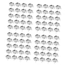 100pcs Blank Earring Pins Stainless Steel Flat Blank Post Ear Studs Findings