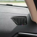2 PCS Carbon Fiber Inner Air Outlet Panel Frame Cover Trim Fit for BMW 3 Se