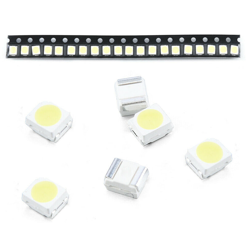 100PCS 3528 White Ultra Bright Light Diode 1210 SMD LED PLCC-2 20mA LED Light