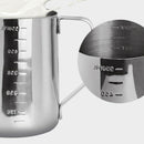 550Ml Stainless Steel Espresso Coffee Pitcher Barista Kitchen Craft Scale C Q4R6