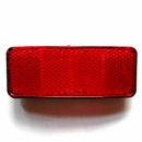 Bicycle MTB Bike Safety Red Warning Reflector For Disc Carrier Rear Pannier B5K3