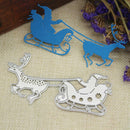Santa Ride Christmas Metal Cutting Die Stencils DIY Emboss Scrapbook Craft Decor