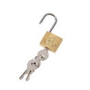 Brass Padlock Long Shackle Travel Luggage/Suitcase/Gate Lock Security 3 Keys OHK