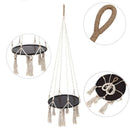 Hanging Shelf Macrame Plant Hanger Flower Pot Holder Boho Home Decor (With