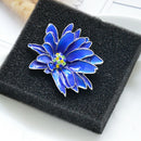 Flower Brooch for Women Chrysanthemum Brooch Enamel Pin Jewelry Clothes Acc C9D9