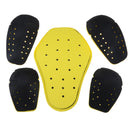 5PCs Triple Density Removable Armor Protective Gear Set for Motorcycle Cycling