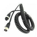 Flexible 4 Pin Car Video Rear View Camera Extension Cord Line Cable 5 Meters