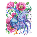 Rooster 5D DIY Full Round Drill Diamond Painting Animal Cross Stitch (B955) A