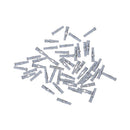 50X Nylon Plasterboard Drywall Wall Plug For Window Door Frame Concrete M6x35 3C