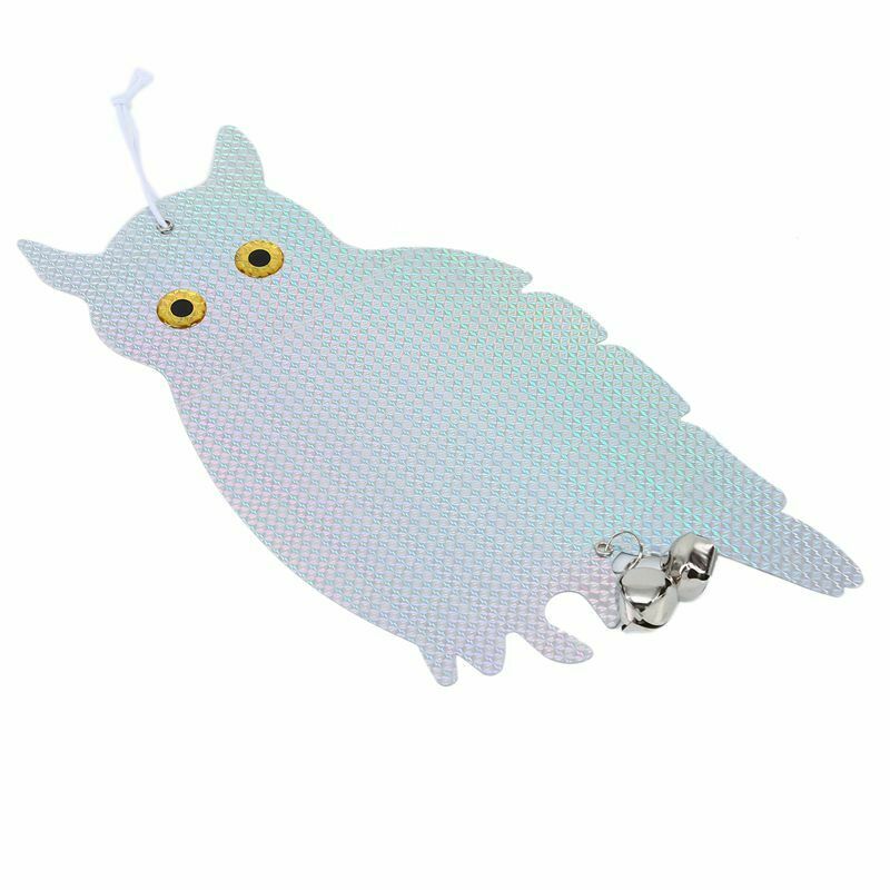 Garden decoration Bird repellent Owl scarecrow reflector
