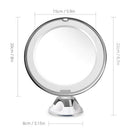 10X Magnifying Lighted Vanity Makeup Mirror With Natural White Led, 360 Deg