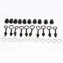 10Pcs DC-022 5.5-2.1 / 5.5 x 2.1mm DC Power Socket DC Connector Mounting