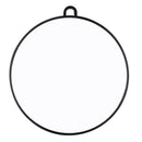 Black Hairdressing Hand Mirror Professional Handheld Salon Barbers Large Round