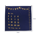 Infant Photography Blanket Props Baby Cartoon Monthly Milestone Background Mat