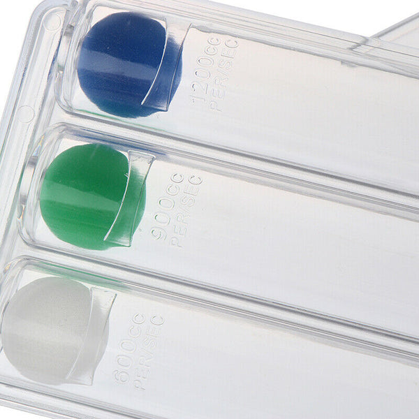 Deep Breathing Lung Capacity Exerciser Hygienic Respiratory Spirometry Traine@