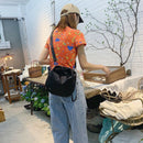 Nylon Canvas Bag Purse Slanting Shoulder Bag Handbags Broadband Bucket Bag