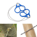 Stainless Steel Ring Wire Camping Saw Rope Outdoor Survival Emergency Tools BSE