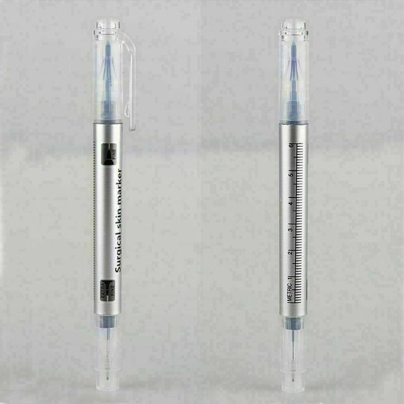 Effective Microblading Tattoo Eyebrow Marker Pen With Measuring Ruler^\ Mea K1P5