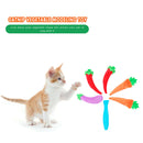 Cute Pet Vegetable Shaped Teeth Grinding Toys Cat Plush Chewing Bite Toys A