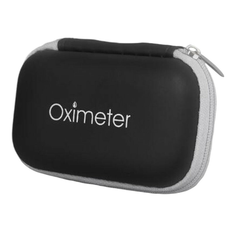 2Pcs Travel Finger Pulse Oximeter Case Blood Oxygen Sensor Bag Storage Organizer