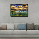 Lake View 5D DIY Full Round Drill Diamond Painting Landscape Mosaic Decor