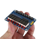 8-Bit Digital LED Tube 8-Bit TM1638 Key Display Module For AVR Arduino TE28 C2J8